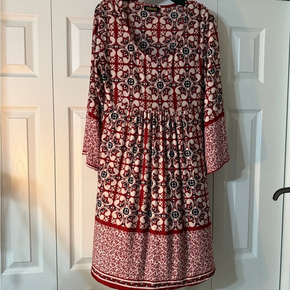 Reborn Dresses & Skirts - Reborn Women's Large Red Patterned Dress